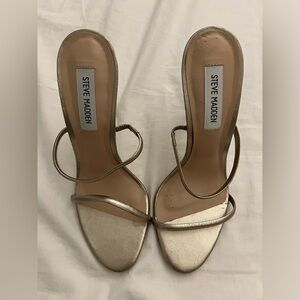 Steve Madden Gold Strap Heels